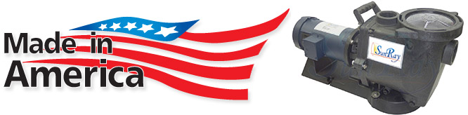 SunRay Solar Pool Pump are Made in America