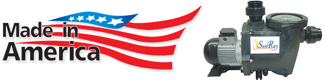 SunRay Solar Pool Pump are Made in America